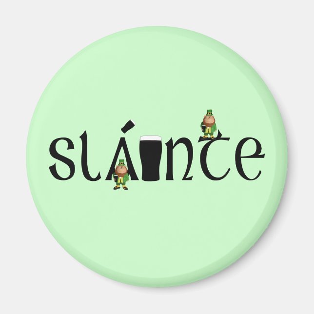 Slainte Gaelic Magnet (Vorne)