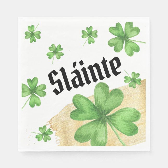 Slainte Irish Serviette (Vorderseite)