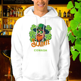 Slainte Irish Toast St Patrick's Day Personalisier Hoodie