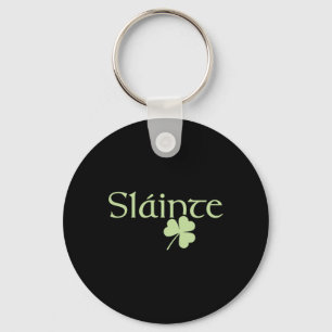 Slainte Kleeblatt Irish Lucky Green Irland St Patr Schlüsselanhänger