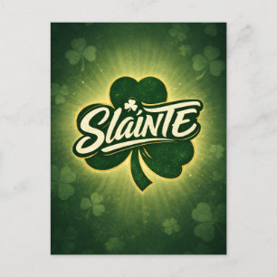 Slainte - St. Patricks Tag Postkarte