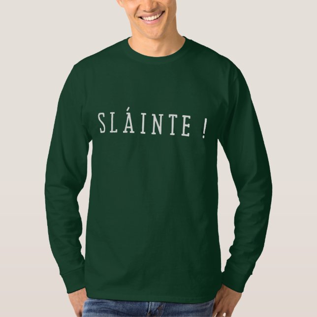 Slainte - T-shirt de la Saint-Patrick (Devant)