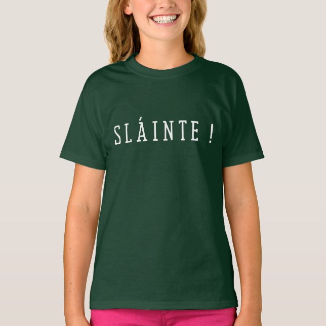 Slainte - T-shirt de la Saint-Patrick (Devant)