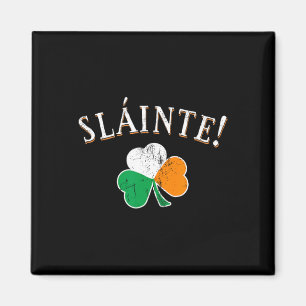 Slainte Toast Ireland Flag Kleeblatt St Patricks D Magnet