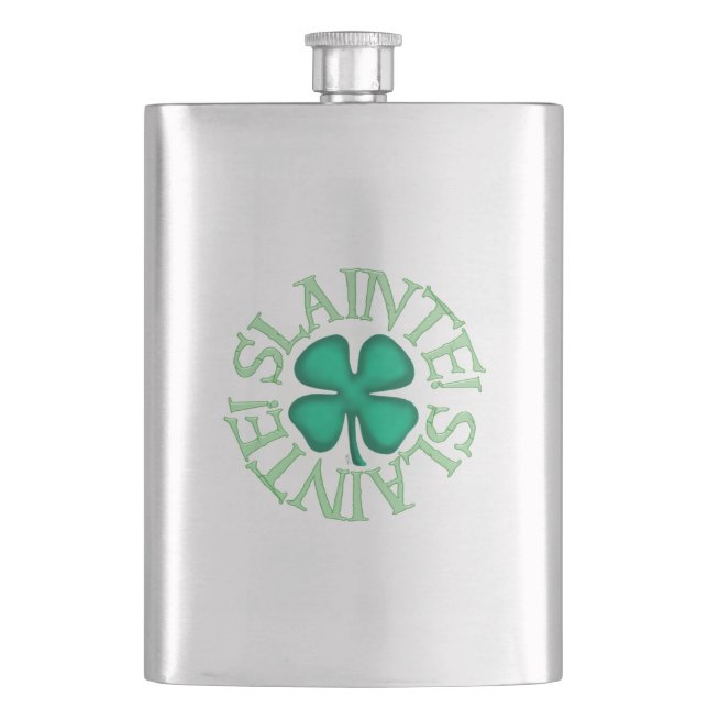 Slainte w clocher classique flacon en acier inoxyd (devant)