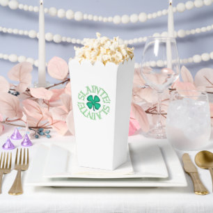 Slainte weiße Popcorn-Boxen Geschenkschachtel