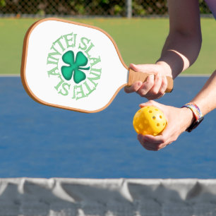 Slainte, weißer Tannenpaddel Pickleball Schläger