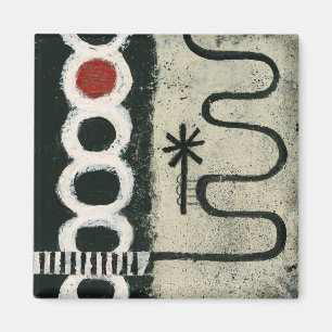 Slalom-Kühlschrankmagnet Magnet