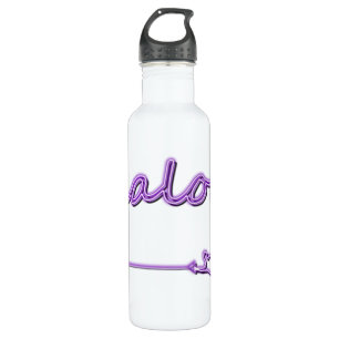 Slalom-Wasser-Ski-Neon Trinkflasche