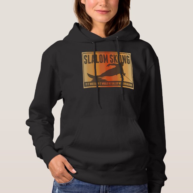 Slalom Wasserski Skiraum Hoodie (Vorderseite)