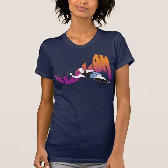 Slalom-Wasserskifahren-T-Shirt T-Shirt (Vorderseite)