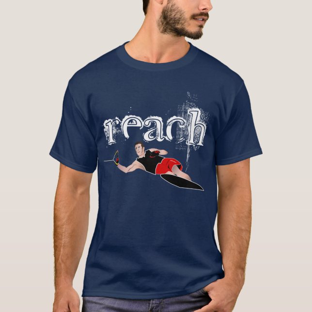 Slalom-Wasserskifahren-T-Shirt T-Shirt (Vorderseite)