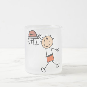 Slam Dunk Basketball Orange T-Shirts und Geschenke Mattglastasse