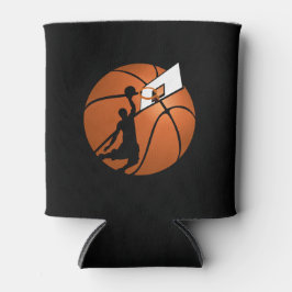 Slam Dunk Basketball Player mit Hoop on Ball Dosenkühler