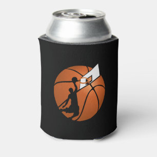 Slam Dunk Basketball Player mit Hoop on Ball Dosenkühler