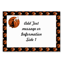 Slam Dunk Basketball Player mit Hoop on Ball Tischnummer