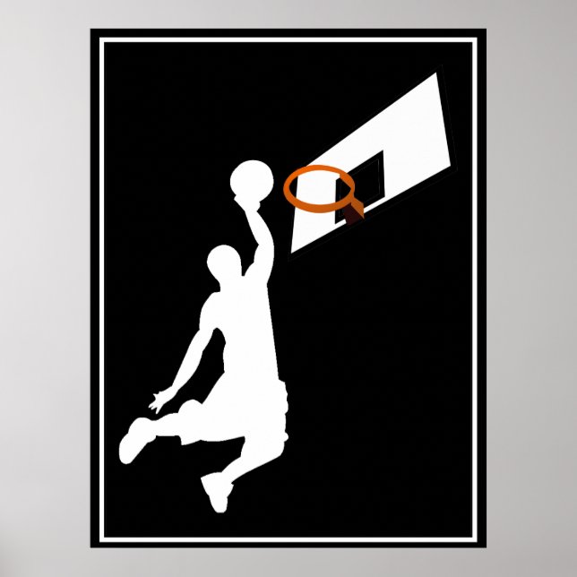 Slam Dunk Basketball Player Poster (Vorne)
