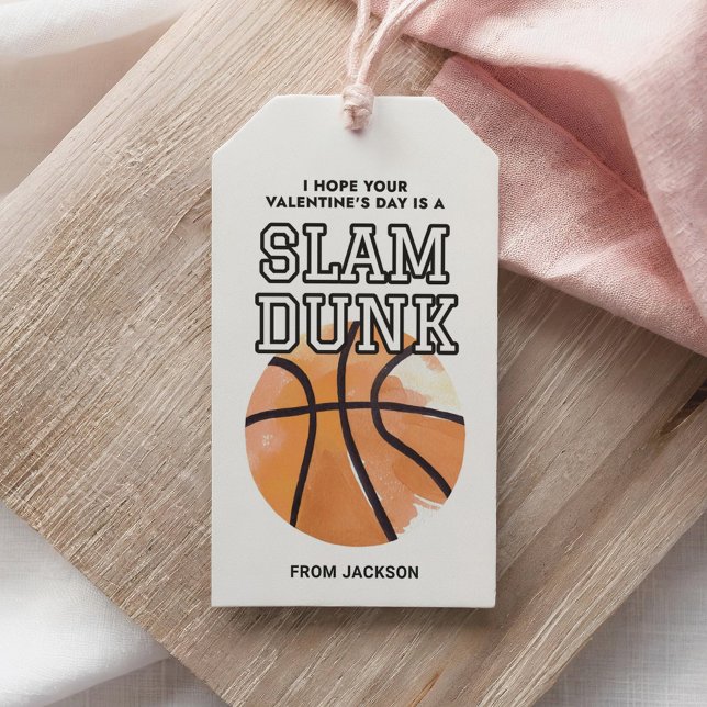 Slam Dunk Basketball Valentinstag Geschenkanhänger (Von Creator hochgeladen)