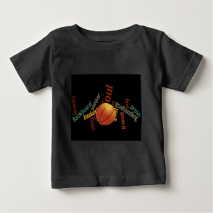 Slam Dunk des Wortschatzes: Basketball-Spiel der C Baby T-shirt