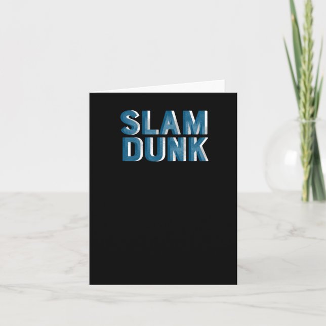 Slam Dunk Graphic Karte (Vorderseite)