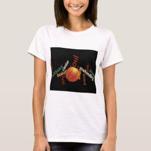 Slam Dunk of Vocabulary: Basketball Spiel der Cham T-Shirt