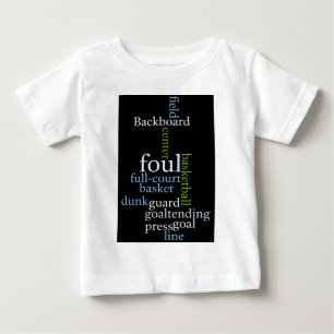 Slam Dunk of Words: Basketballspiel der Champions Baby T-shirt