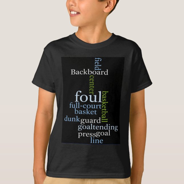 Slam Dunk of Words: Basketballspiel der Champions T-Shirt (Vorderseite)