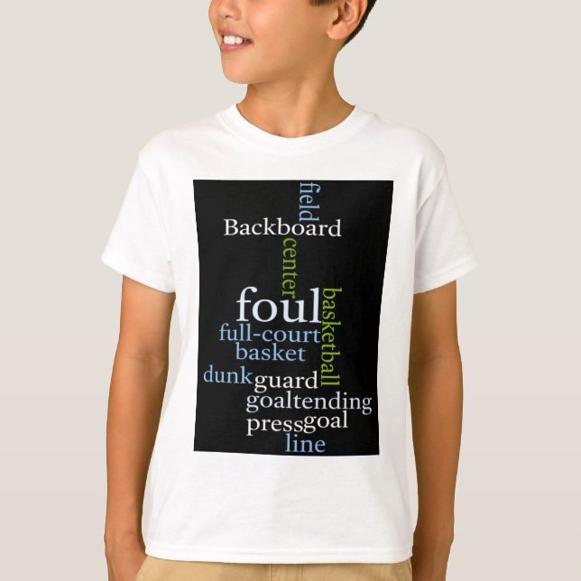 Slam Dunk of Words: Basketballspiel der Champions T-Shirt (Vorderseite)