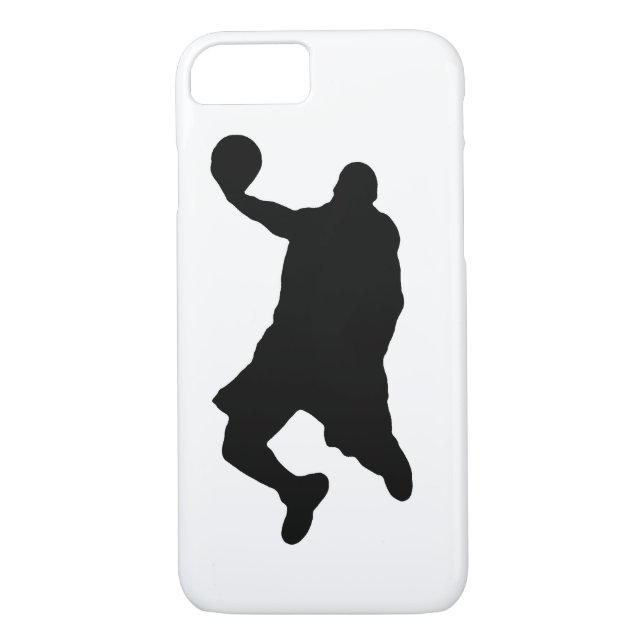 Slam Dunk Player Silhouette iPhone 7 Fall Case-Mate iPhone Hülle (Rückseite)