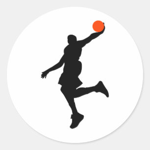 Slam Dunk Runder Aufkleber