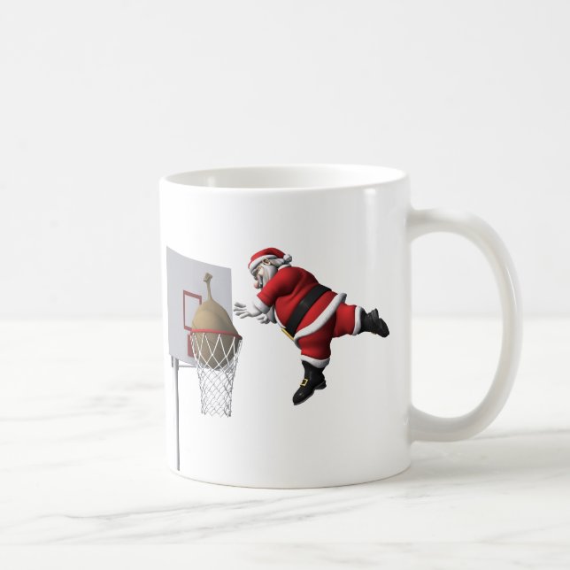 Slam Dunk Santa Claus Kaffeetasse (Rechts)