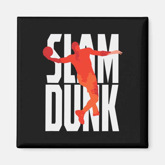 Slam-Dunk-Skelett  Magnet (Vorne)