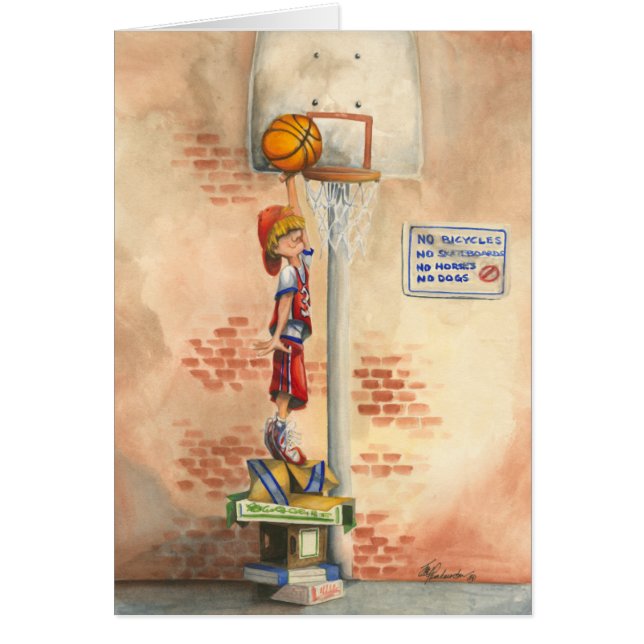 Slam Dunk sur le plateau de basket par Jay Throckm (Devant)