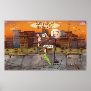 Slam Dunking the Facts of Life Poster