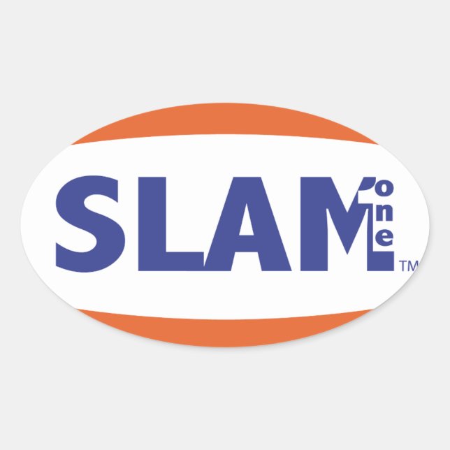 SLAM ONE Aufkleber (Vorderseite)