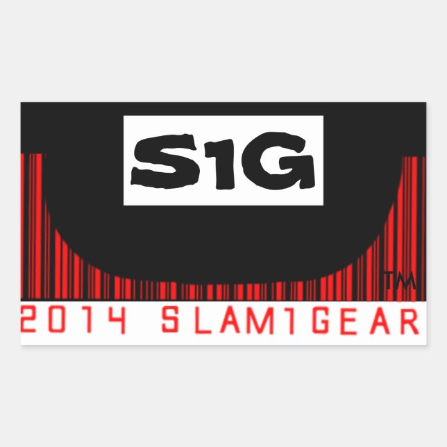 SLAM ONE GEAR S1G DEMI PIPE STICKERS (Devant)