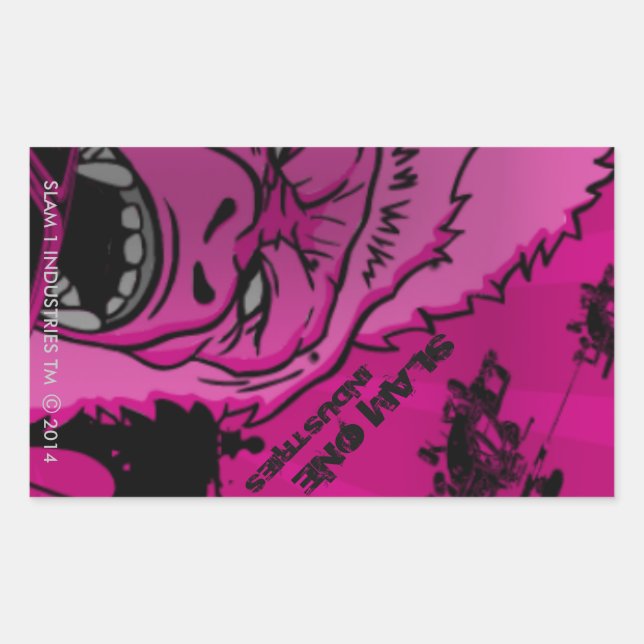 SLAM ONE INDUSTRIE STICKER (Vorderseite)