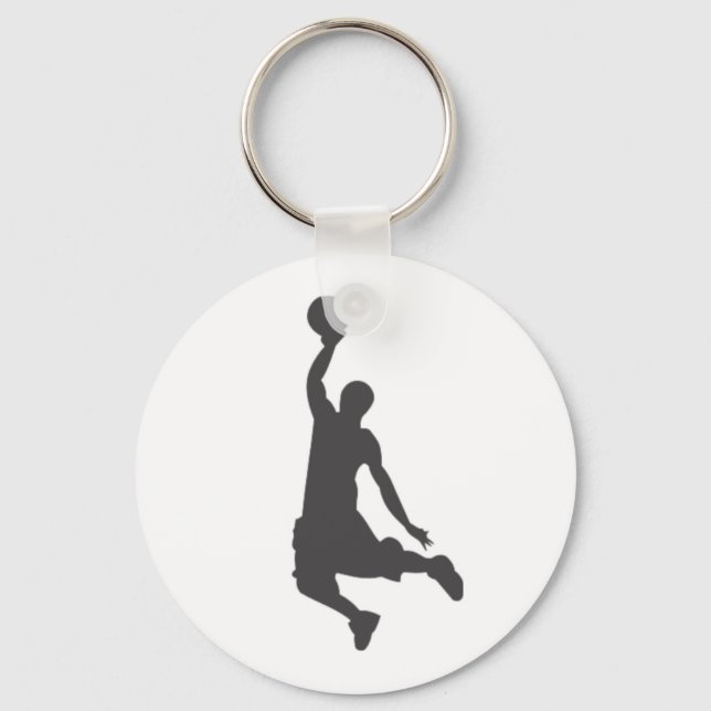 Slamdunk-Silhouette Schlüsselanhänger (Vorderseite)