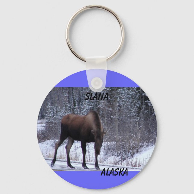 Slana Moose Schlüsselanhänger (Vorderseite)