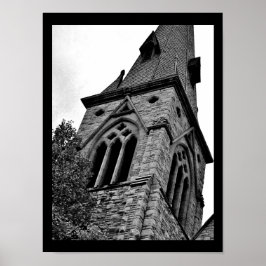 Slanted Steeple Poster