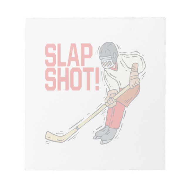 Slap Shot Notizblock (Vorderseite)