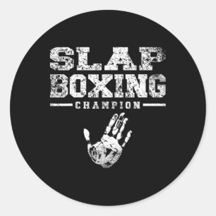 Slapboxing Slap Boxing Sparring Fighting Sport Runder Aufkleber