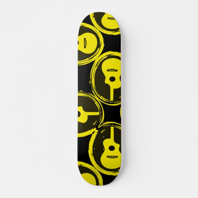 Slash Guitar Rock Element Custom Pro Board Skateboard (Vorne)