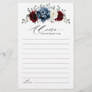 Slate Blue Burgundy White Brautparty Ratschläge
