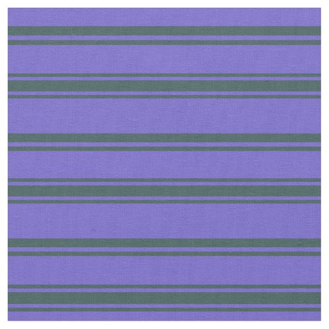 Slate Blue & Dark Slate Grau farbiges Muster Stoff (Nahaufnahme)