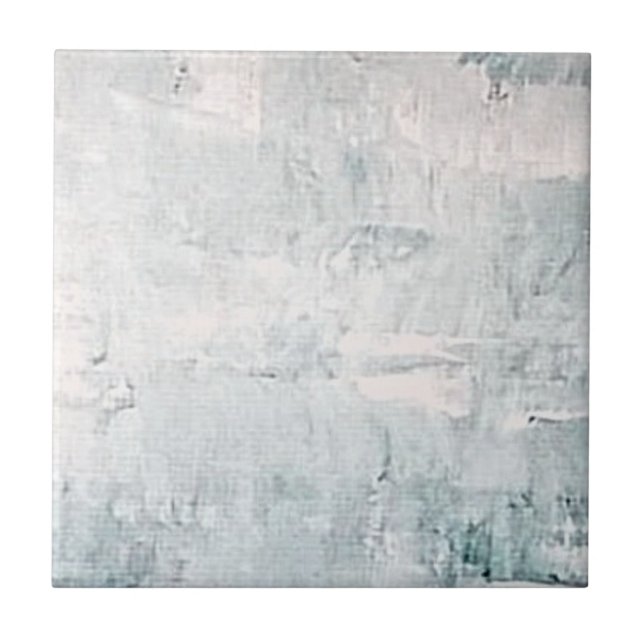 Slate Blue Gray Simple Stone Fliese (Vorderseite)