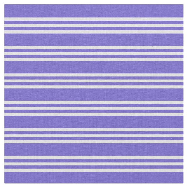 Slate Blue und Lavender Colored Lines Stoff (Nahaufnahme)