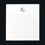 Slate Botanicals Themed | Linde Notizblock<br><div class="desc">Ein lebendiges Slate botanisches Thema Notizblock für Ihre Zuhause oder Ihr Büro.</div>