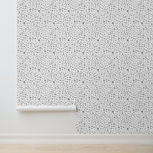 Slate Confetti Wasserfarbpunkte Tapete (Anwendung)