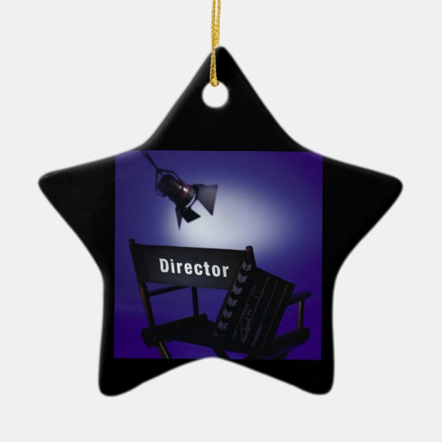 Slate Direktors, Stuhl u. Bühne-Lichtes Keramik Ornament (Vorne)